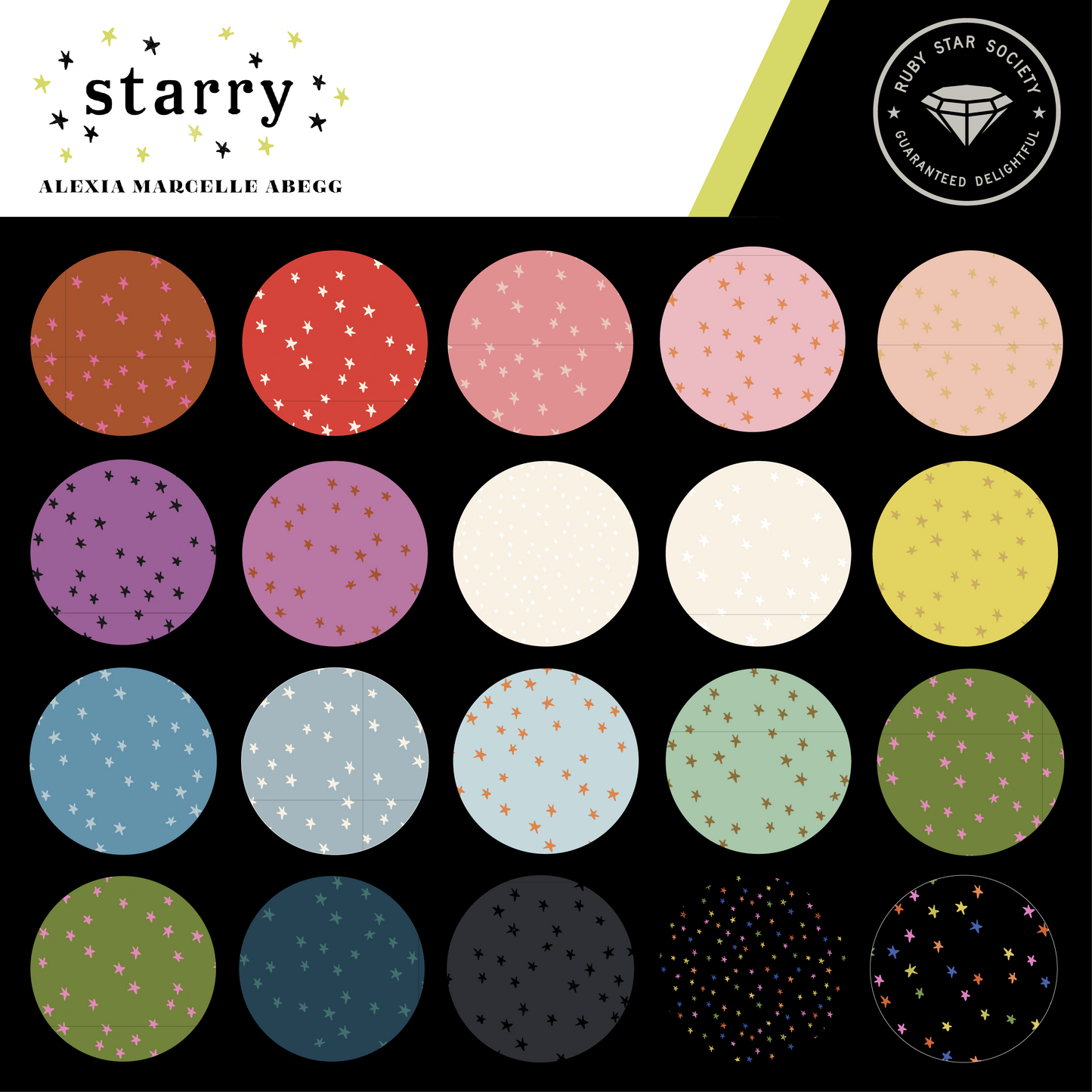 Ruby Star Society New Starry Colors Layer Cake