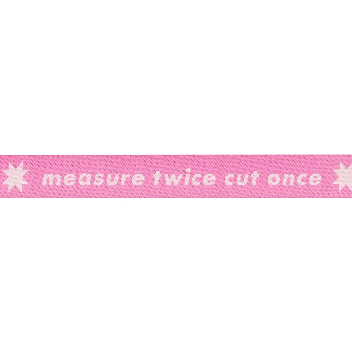 Ruby Star Society Renaissance Ribbons Catnap Measure Twice in Neon Pink 5/8" by Alexia Abegg