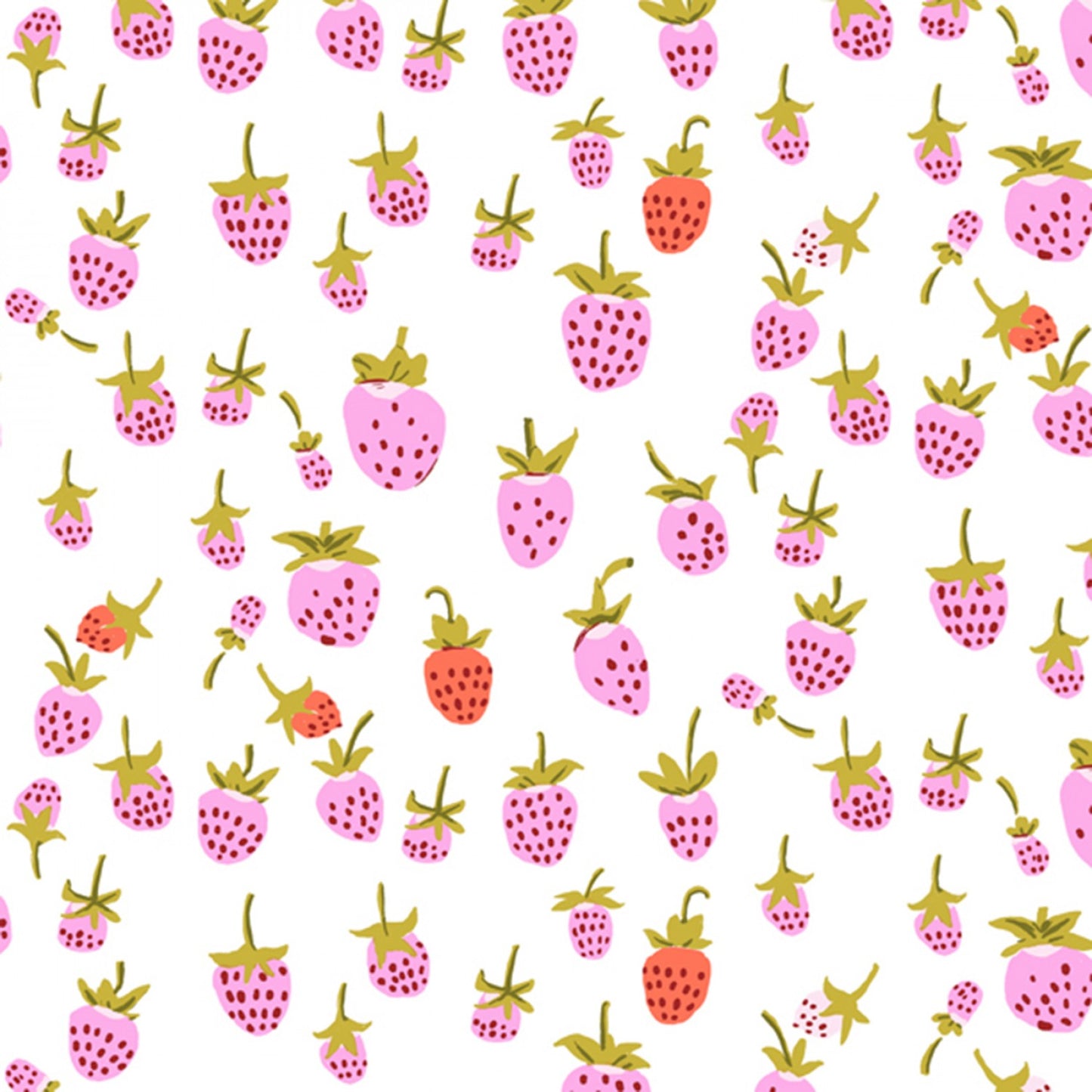 Heather Ross Strawberry in Lilac