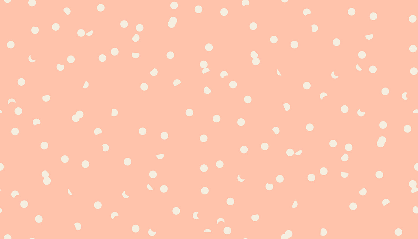 Hole Punch Dots in Peach Ruby Star Society