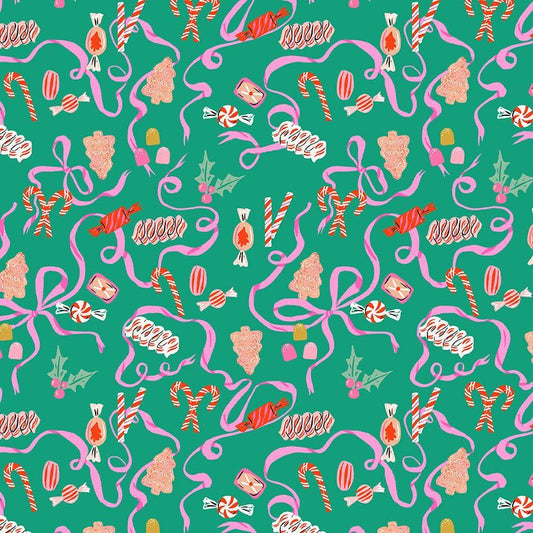 Holly Jolly Holiday Candy in Peacock