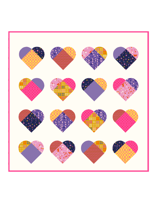 Megan Collins Love & Stitches Quilt Kit