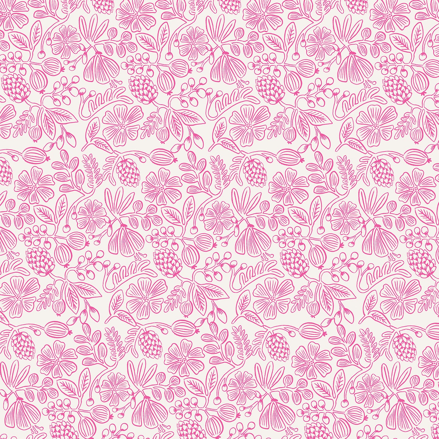 Rifle Paper Co Primavera Moxie Floral in Neon Pink