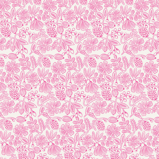 Rifle Paper Co Primavera Moxie Floral in Neon Pink