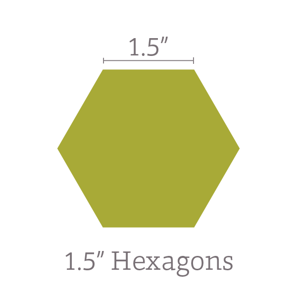 1.5" Hexagons