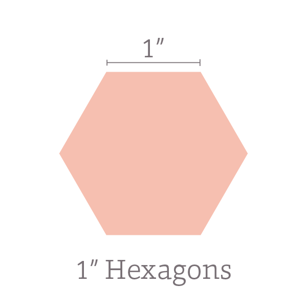 1" Hexagons