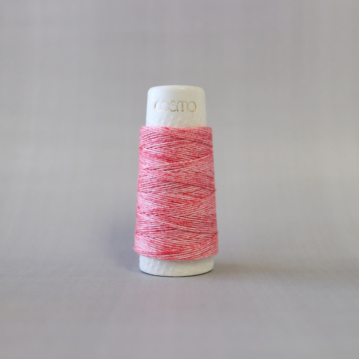 Cosmo Hidamari Sashiko Variegated Thread Strawberry Milk