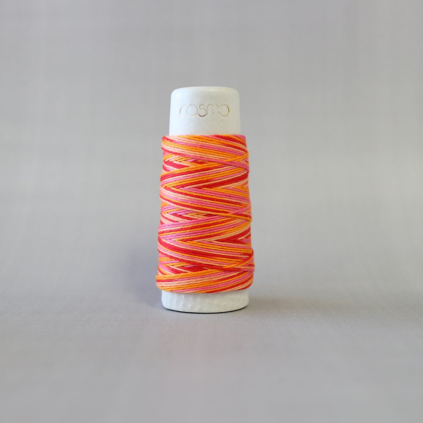 Cosmo Hidamari Sashiko Variegated Thread Tequila Sunrise