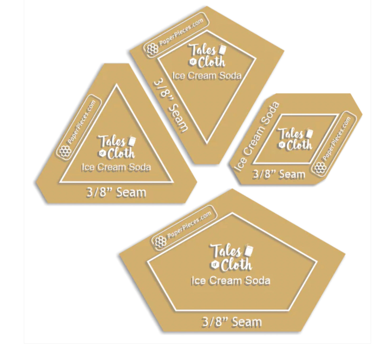 Ice Cream Soda Quilt Templates