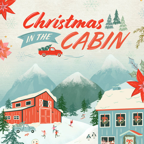 christmas in the cabin fabric from Art Gallery Fabrics