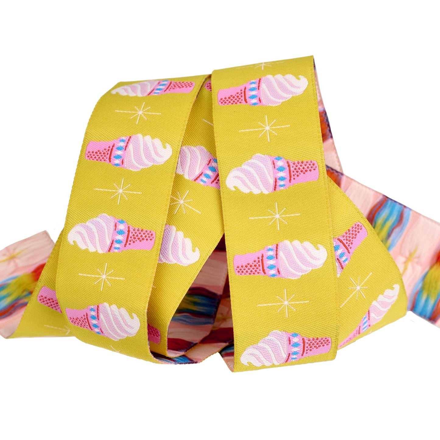 Ruby Star Society Renaissance Ribbons Best Day Ever Ice Cream in Golden Hour 1.25"
