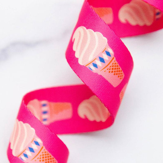 Ruby Star Society Webbing 1.5" Ice Cream In Playful
