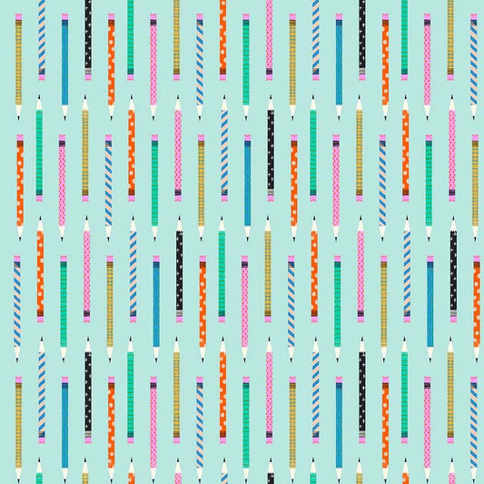 Dear Stella Hall Pass The Pencil Thief in Aqua