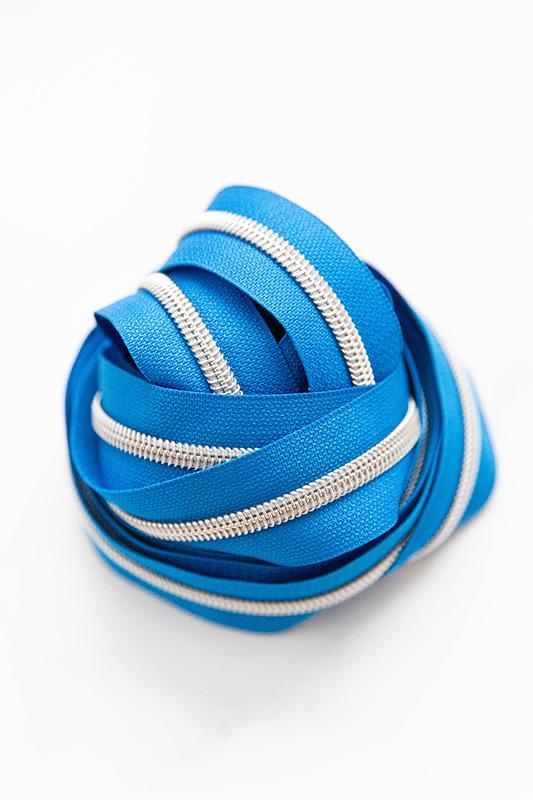Knot & Thread Zipper Tape Blueberry Burst