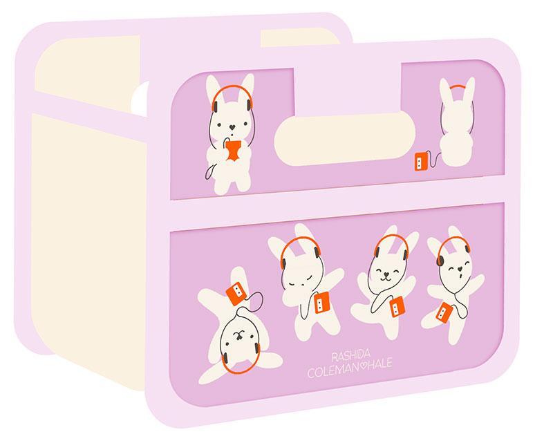 Meori Foldable Mini Box in Rabbeats