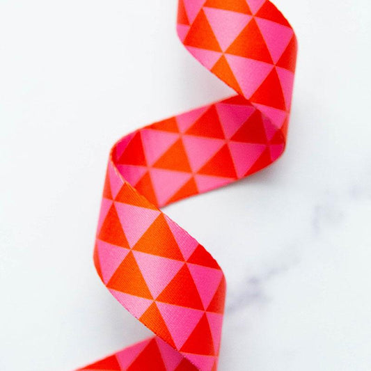 Stitch Supply 1.5" Triangle Webbing — Hibiscus