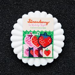 Lollytags Woven Labels Strawberry Classic