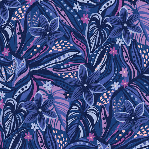 Cloud 9 Organic Cotton Wonder Jungle Floral Opulence