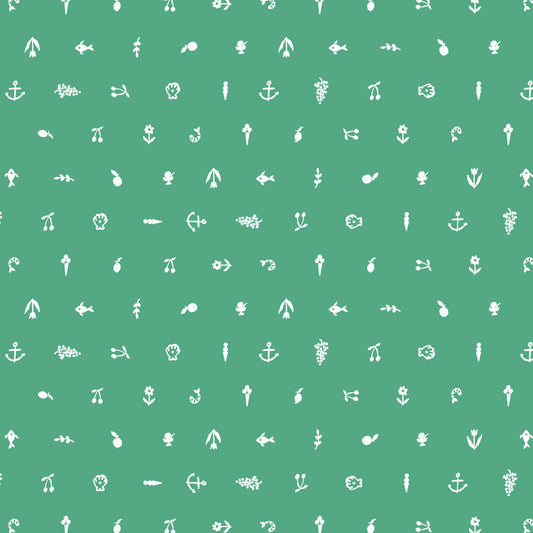 PREORDER Cloud 9 Fabrics Nice Nice Petite Produce in Green