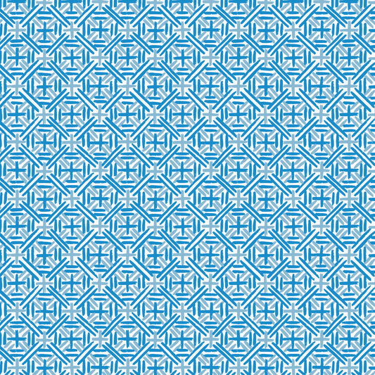 PREORDER Cloud 9 Fabrics Nice Nice Cafe Weave in Blue