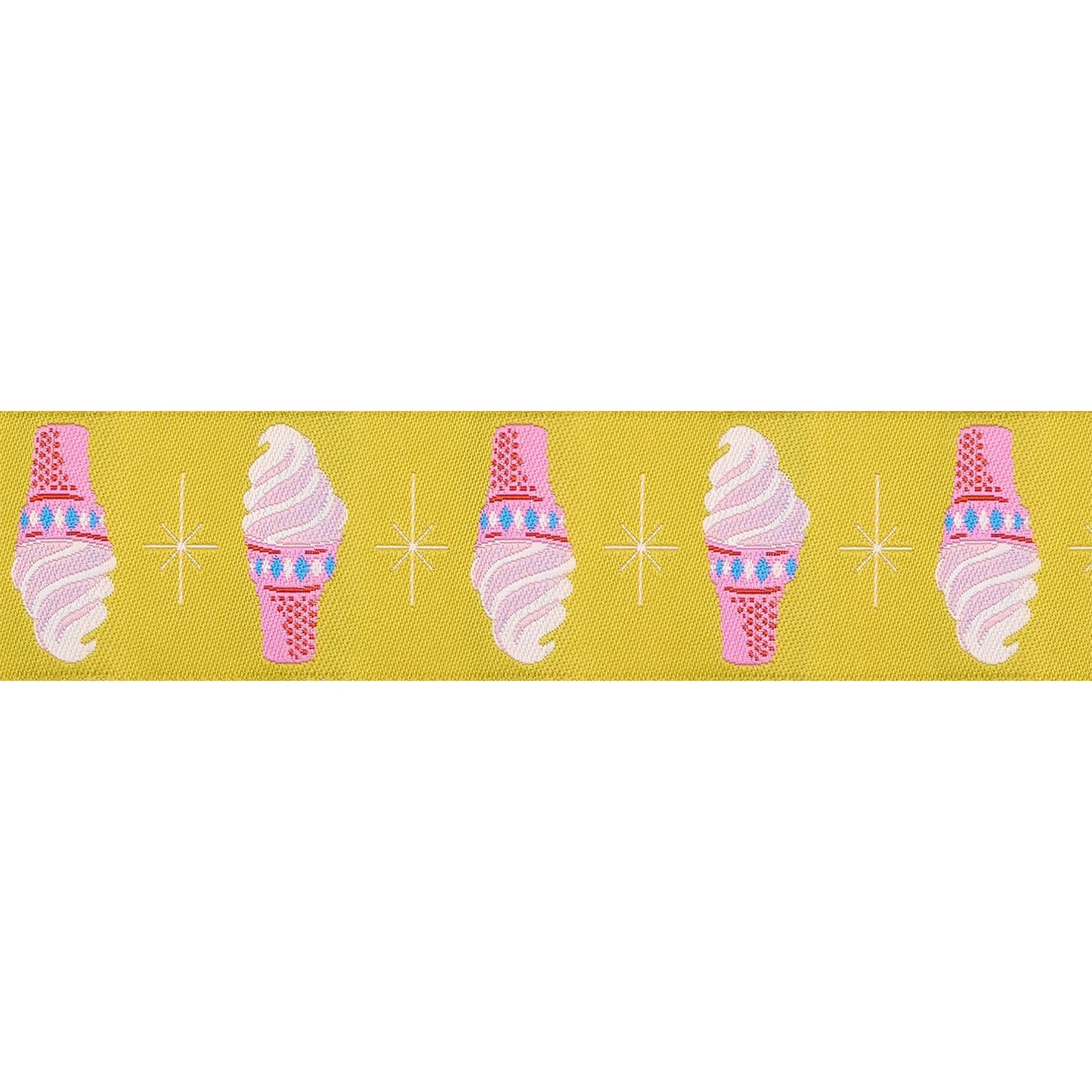 Ruby Star Society Renaissance Ribbons Best Day Ever Ice Cream in Golden Hour 1.25"