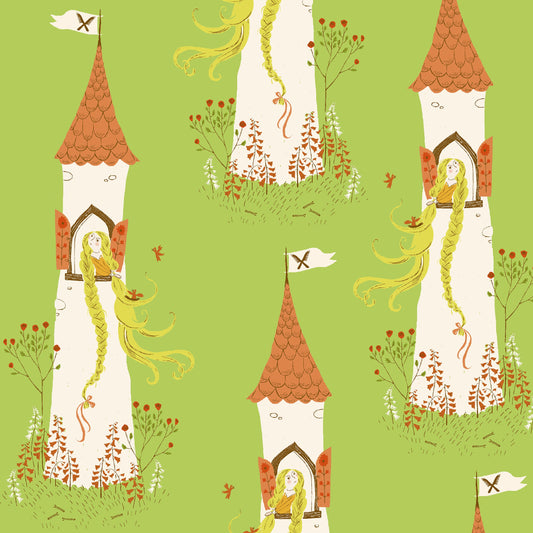 PREORDER Heather Ross Favorites Rapunzel Green