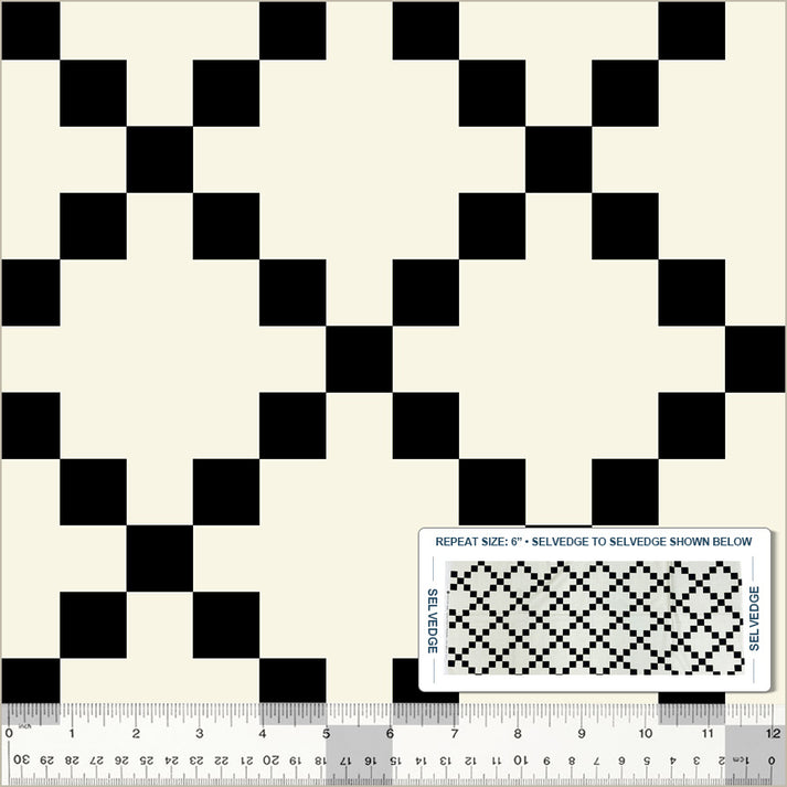 Perfect Points Nine Patch in Black & White – Camberville Threads LLC