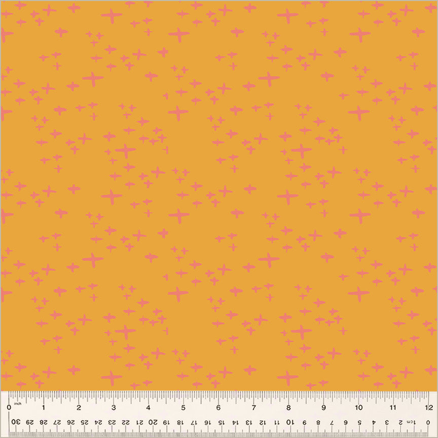 Monaluna Moonlit Glimmer in Tangerine Organic Cotton