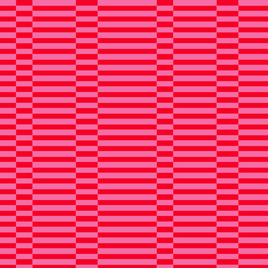 PREORDER Annabel Wrigley Ruby + Bee Blenders Broken Stripe Red/Pink