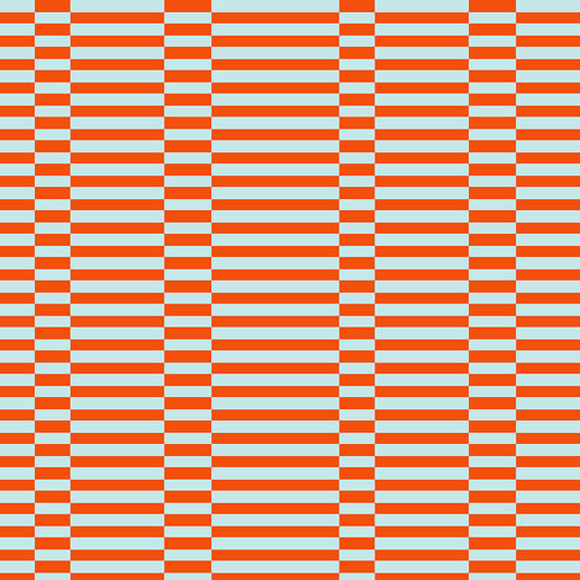 PREORDER Annabel Wrigley Ruby + Bee Blenders Broken Stripe Orange/Sky