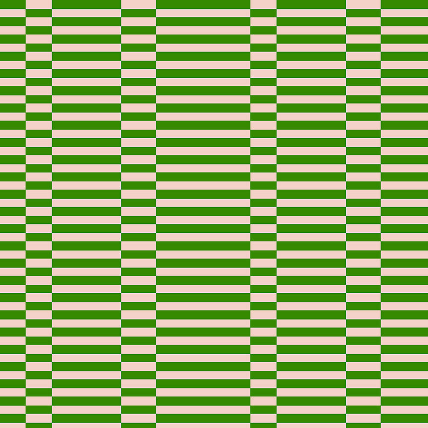PREORDER Annabel Wrigley Ruby + Bee Blenders Broken Stripe Grass Green