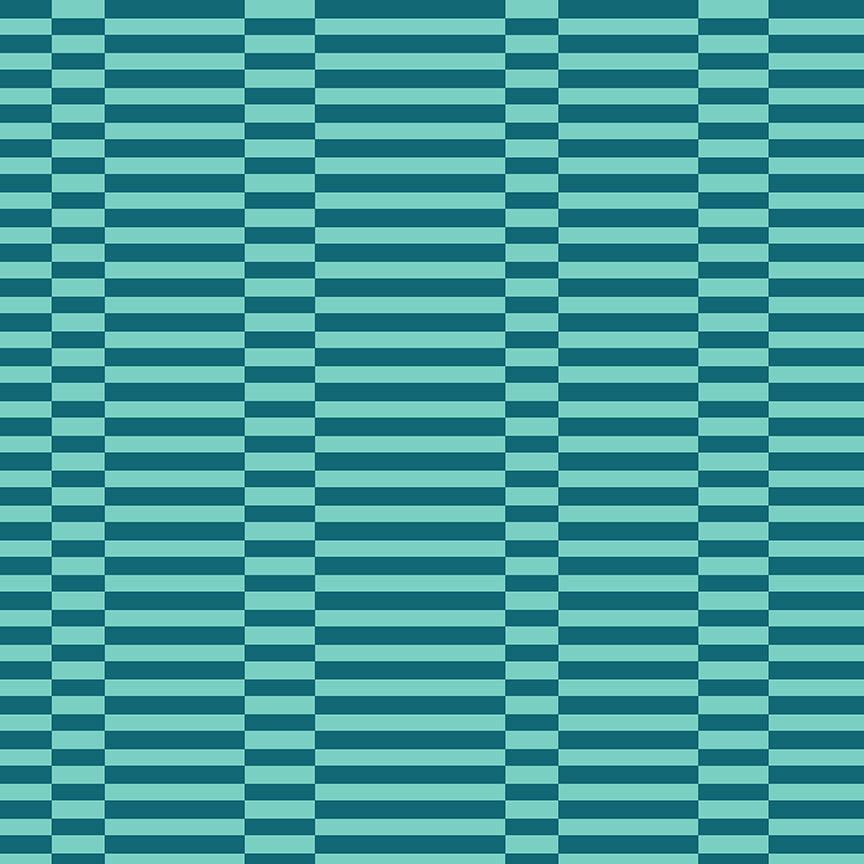 PREORDER Annabel Wrigley Ruby + Bee Blenders Broken Stripe Aqua