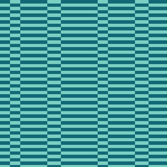 PREORDER Annabel Wrigley Ruby + Bee Blenders Broken Stripe Aqua