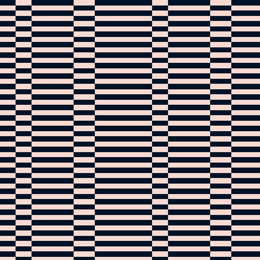 PREORDER Annabel Wrigley Ruby + Bee Blenders Broken Stripe Blush/Ink