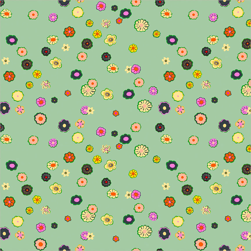 PREORDER Heather Ross Boat Race Beads in Pool