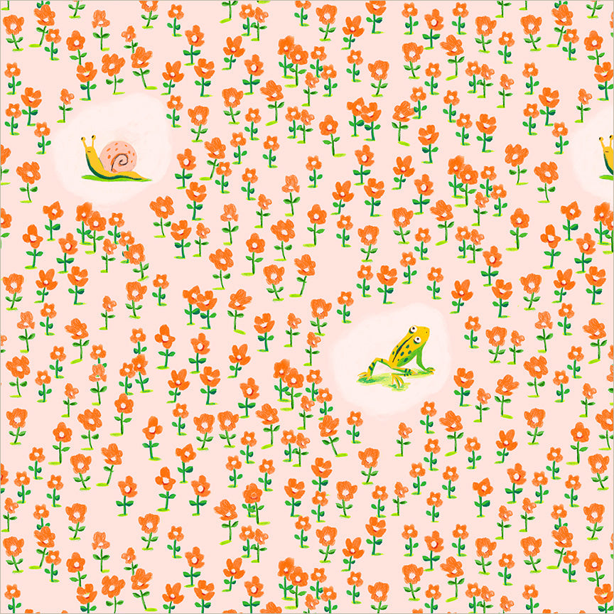 PREORDER Heather Ross Boat Race Critters in Pink