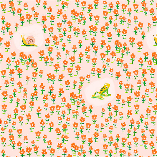 PREORDER Heather Ross Boat Race Critters in Pink