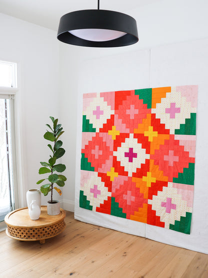 Look Up Quilt Kit in Ruby Star Society Speckled