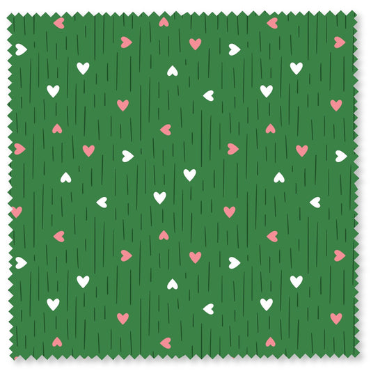 Felicity Fabrics Sisters Hearts in Green