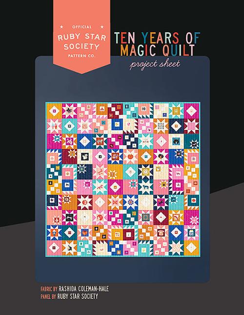 Ruby Star Society Ten Years of Magic Quilt Pattern