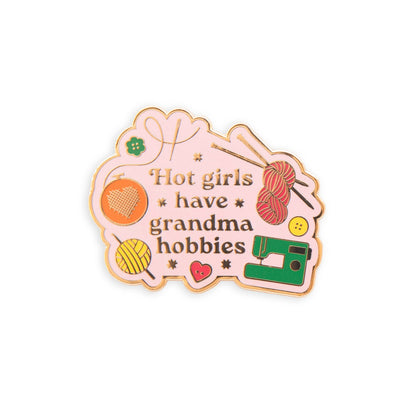 Sarah Hearts - Hot Girls Have Grandma Hobbies Magnetic Needle Minder