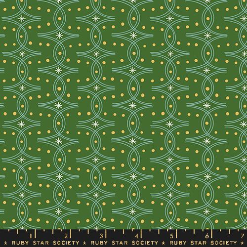 Ruby Star Society Endpaper in Sarah Green by Jen Hewett