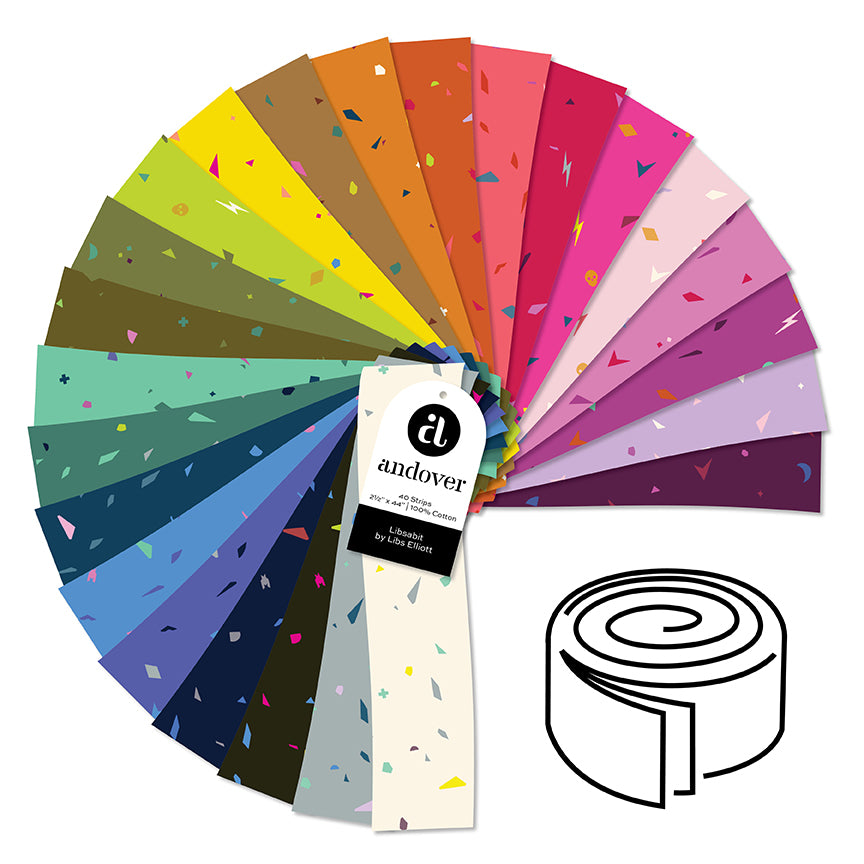 PREORDER Libsabit by Libs Elliott 2.5" Strips Roll