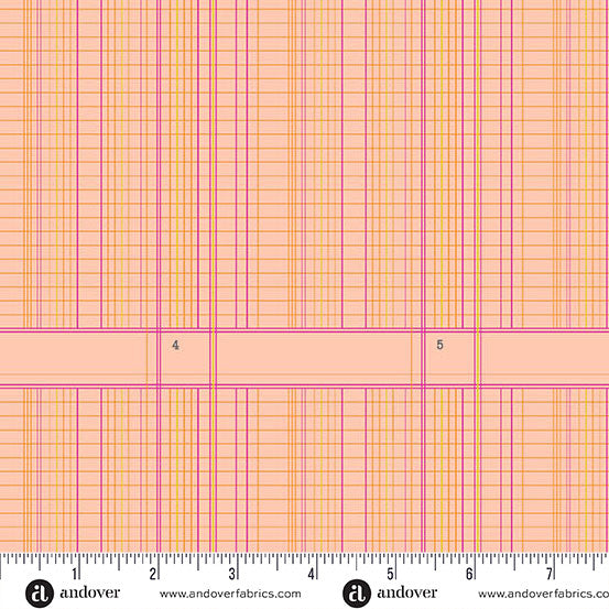 Sun Print 2026 by Alison Glass Ledger Tangerine