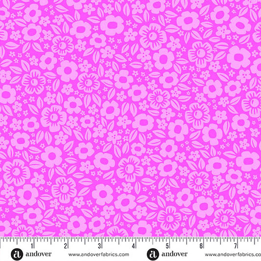 Ghostly Garden by KP Creates Floral Fright Pink
