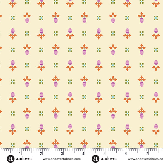 Noras Garden by Shauna Doris Fleur de Fraise Cream