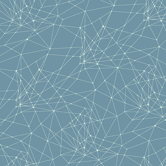 Fabrics From the Attic by Giucy Giuce Little String Theory Powder Blue