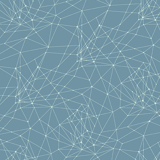 Fabrics From the Attic by Giucy Giuce Little String Theory Powder Blue
