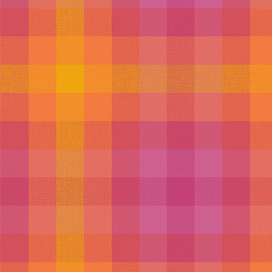 Kaleidoscope - Stripes and Plaids by Alison Glass Plaid Sunrise