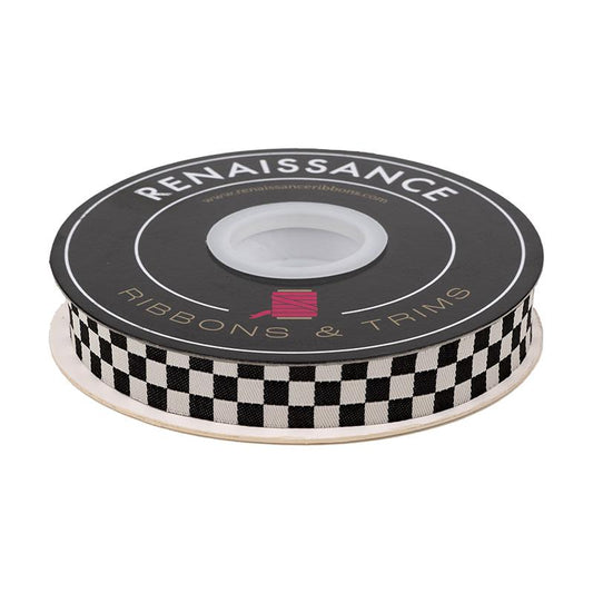 ruby star ribbon black and white checkers